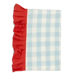 Tafelkleed ruit licht blauw - l180xb130cm