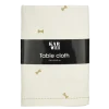 Tafelkleed strik goud 250 x 140 cm