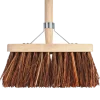 Talen Tools bezem natuurvezel 28 cm met steel 140 cm