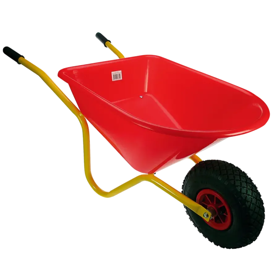 Talen Tools kinderkruiwagen rood kunststof 60 x 43 cm