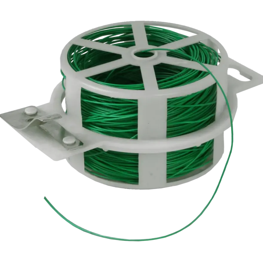 Talen tools metaaldraad geplastificeerd groen 0,8 mm 50 m