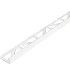 Tegelprofiel haaks aluminium wit 10 mm 300 cm