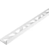 Tegelprofiel haaks PVC wit 6 mm 300 cm