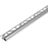 Tegelprofiel kwartrond aluminium wit 8 mm 300 cm