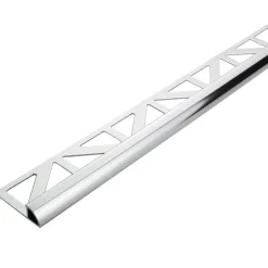 Tegelprofiel kwartrond aluminium zilver 8 mm 300 cm