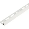 Tegelprofiel kwartrond PVC wit 10 mm 300 cm
