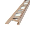 Tegelprofiel recht koper metaal 12,5 mm 270 cm