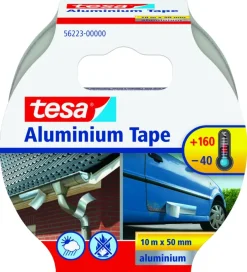 Tesa aluminiumtape grijs zilver 10 m x 50 mm