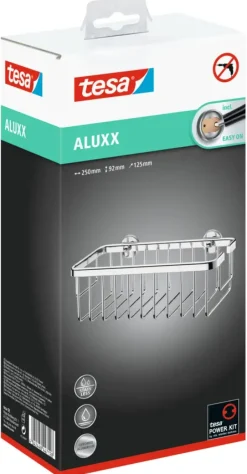 Tesa Aluxx doucherek hoogglans verchroomd aluminium