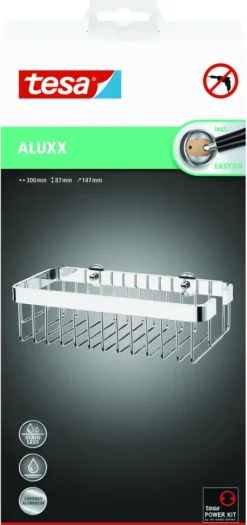 Tesa Aluxx doucherek verchroomd aluminium