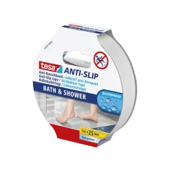 Tesa anti-slip tape douche transparant 25 mm x 5 m