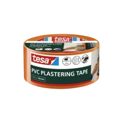Tesa bepleisteringstape PVC oranje 50 mm x 33 m