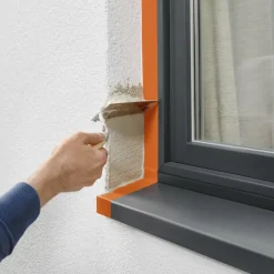 Tesa bepleisteringstape PVC oranje 50 mm x 33 m