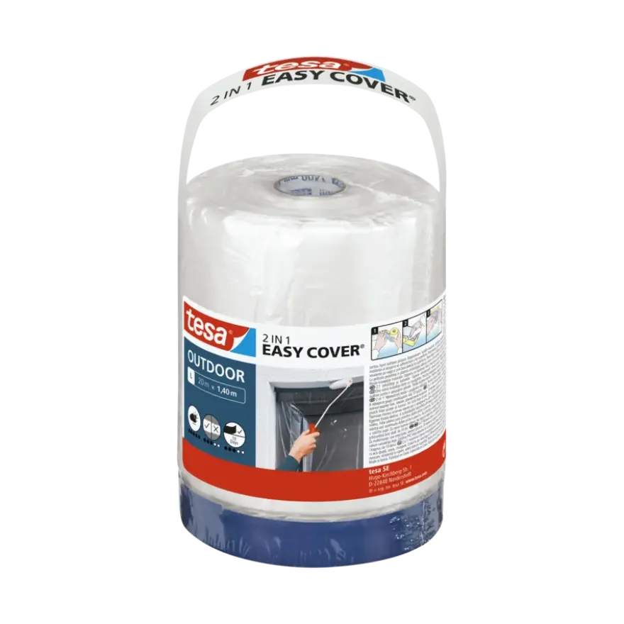 Tesa Easy Cover Outdoor L afdekfolie 1,4 x 20 m