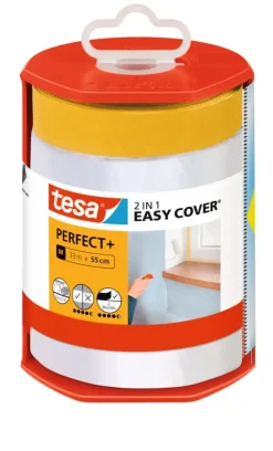 Tesa Easy Cover Perfect+ afdekfolie in dispenser 33mx55cm