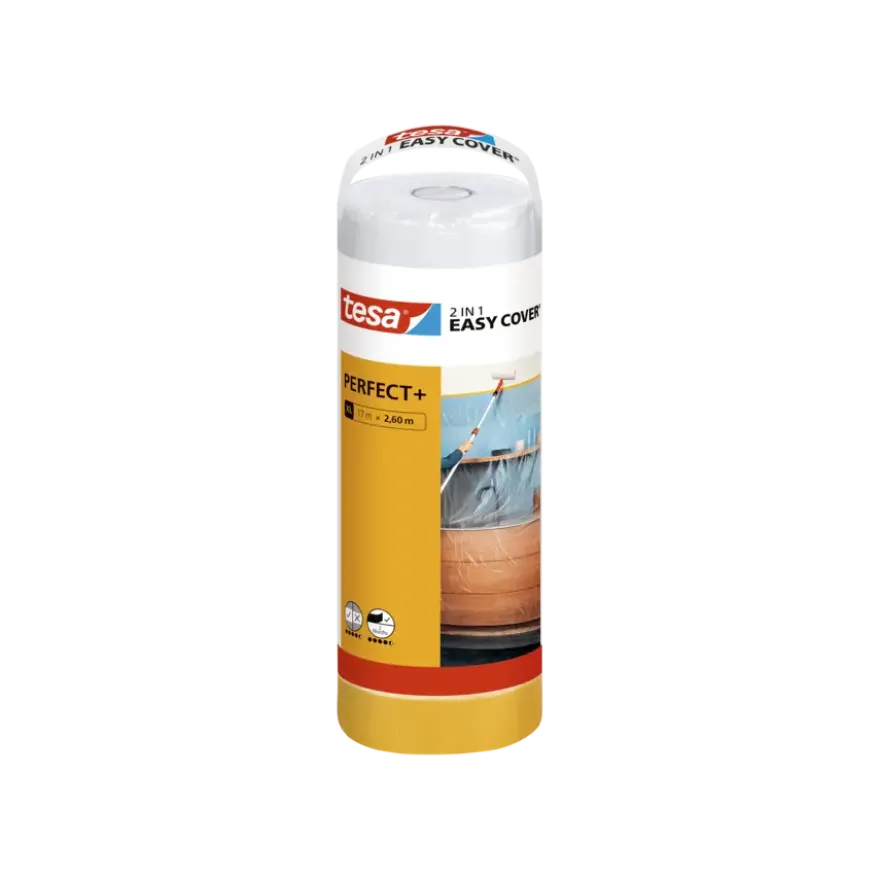 Tesa Easy Cover Perfect+ afdekfolie 17mx2,6m