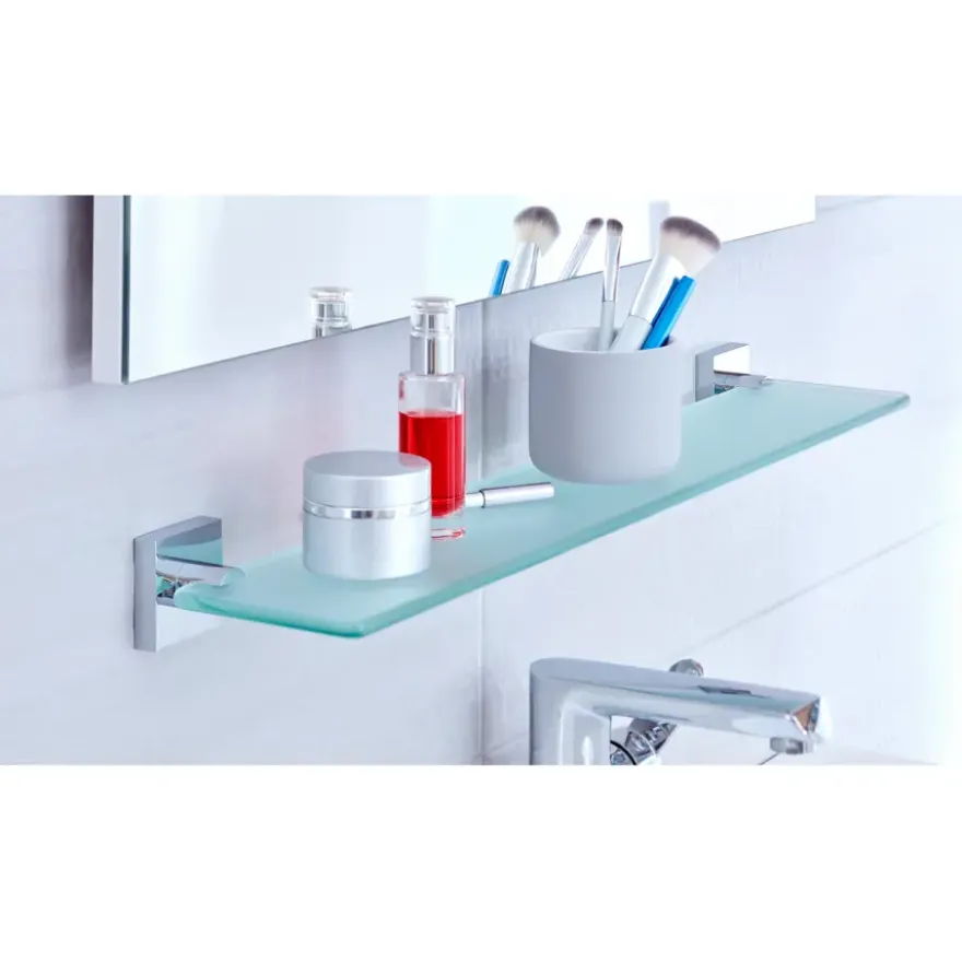 Tesa Ekkro glazen planchet gesatineerd glas chroom