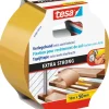 Tesa Extra Sterk tapijttape geel 10 m x 50 mm