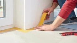 Tesa Extra Sterk tapijttape geel 25 m x 50 m