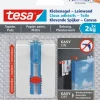 Tesa klevende spijker canvas voor behang en pleisterwerk verstelbaar wit 2 kg 2 stuks