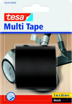 Tesa multi tape PVC zwart 50 mm x 5 m
