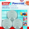 Tesa Powerstrips haak mat chroom rond 3 stuks