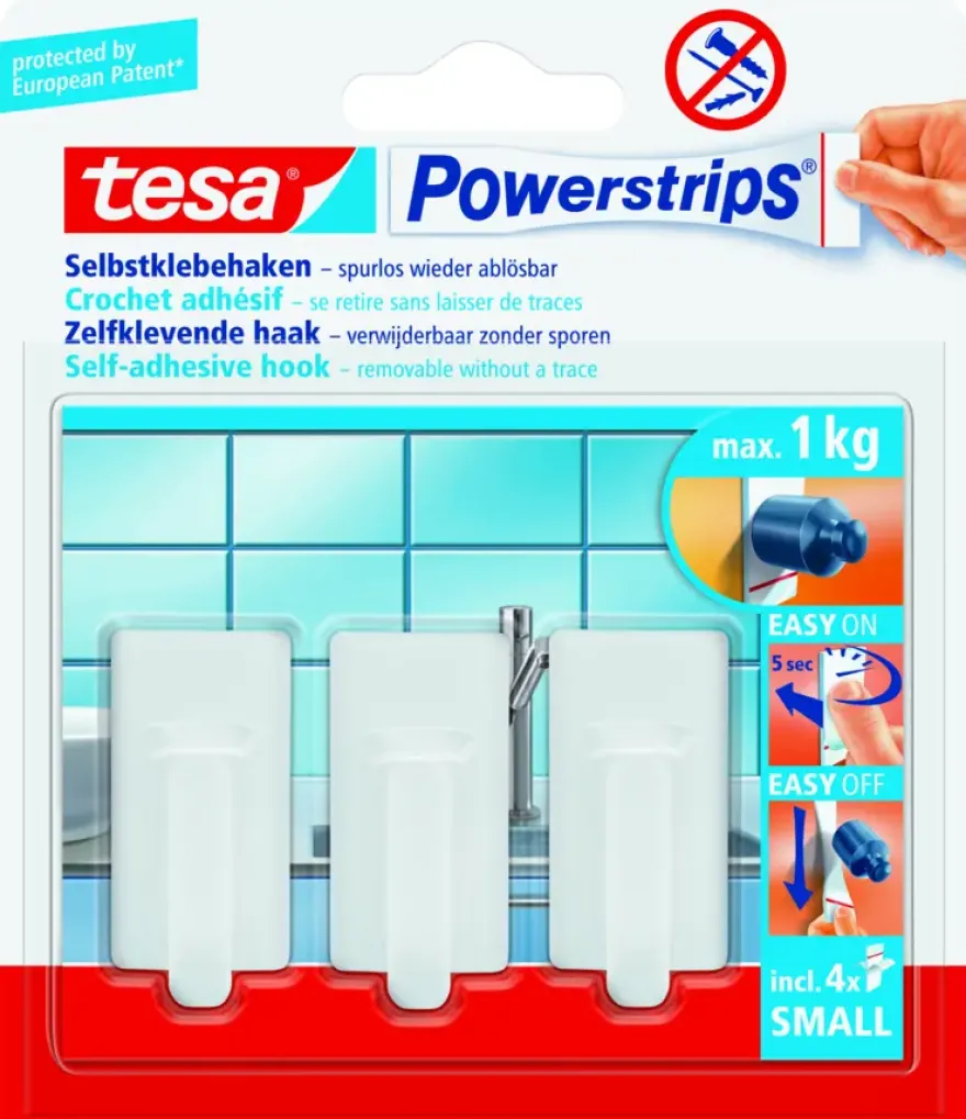 Tesa Powerstrips haak 3 stuks