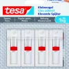 tesa Powerstrips klevende spijker verstelbaar draagkracht 1 kg 4 stuks