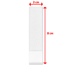 tesa Powerstrips zelfklevende strip Click 4x2 stuks Medium draagkracht 5.4KG