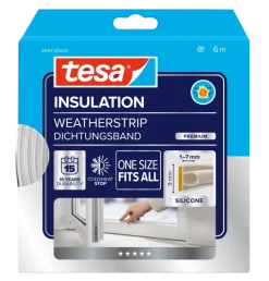 Tesa Premium Tochtband O-profiel zelfklevend transparant 6m