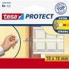 Tesa Protect vilt 10mmx10mm wit 8 stuks
