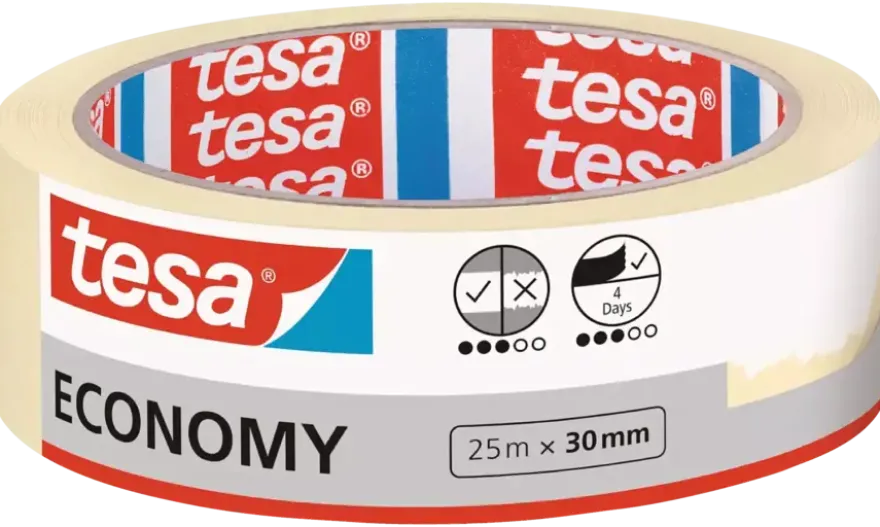 Tesa schilderstape universeel beige 25 m x 30 mm