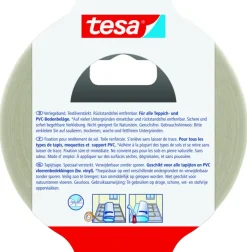 Tesa tapijttape verwijderbaar wit 25 m x 50 mm