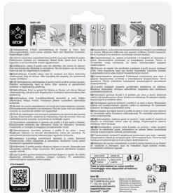 Tesa Tochtband E-profiel zelfklevend bruin 6m