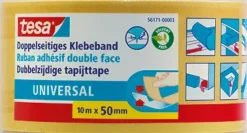 Tesa Universal dubbelzijdig tapijttape 10 m x 50 mm