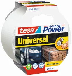 Tesa Universal Extra Power reparatietape wit 50 mm x 10 m