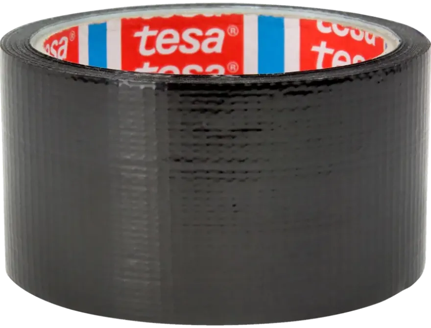 Tesa Universal Extra Power reparatietape zwart 50 mm x 10 m
