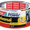 Tesa Universal Extra Power tape zwart 50 mm x 25 m