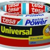Tesa Universal Extra Power tape zilver 25 m x 50 mm