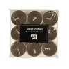 Theelichten bordeaux 18 stuks