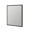 Tiger badkamerspiegel S-line rechthoek 60 x 70 cm met lijst mat zwart