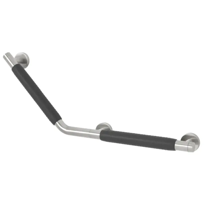 Tiger Boston comfort & safety veiligheidsgreep 135° links geborsteld RVS