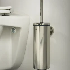 Tiger Boston toiletborstelhouder RVS gepolijst met muurbevestiging