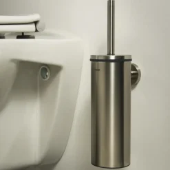 Tiger Boston toiletborstelhouder rvs met muurbevestiging