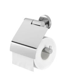 Tiger Boston toiletrolhouder met klep chroom