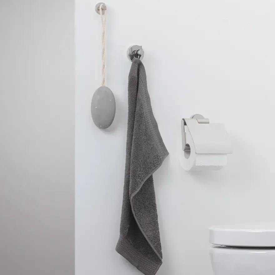 Tiger Boston toiletrolhouder met klep chroom