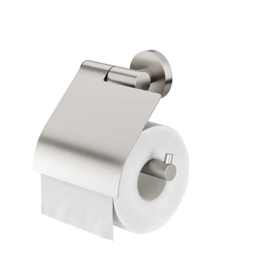 Tiger Boston toiletrolhouder met klep rvs