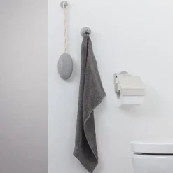 Tiger Boston toiletrolhouder met klep rvs