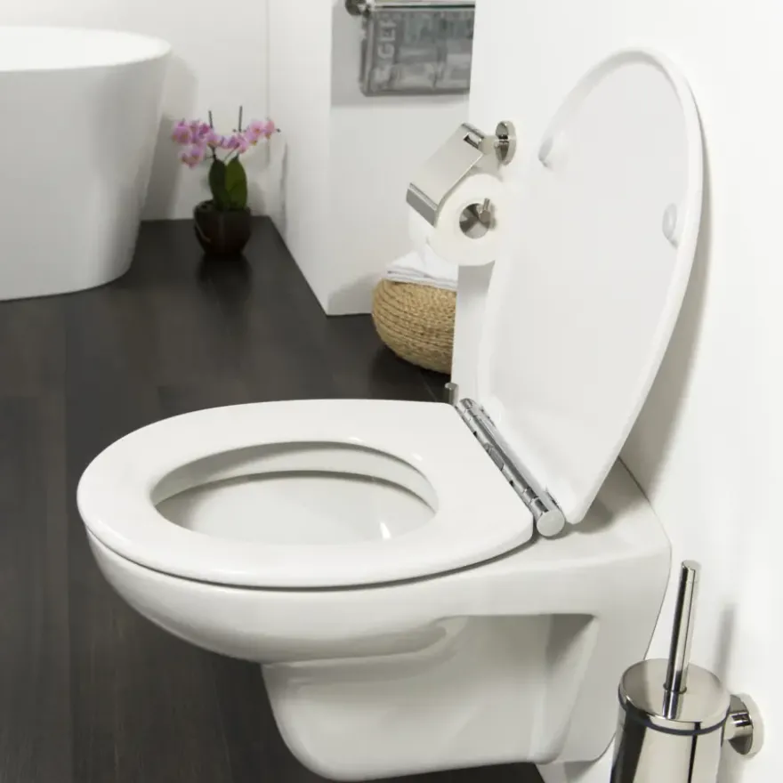 Tiger Boston wc bril wit/chroom met softclose en quick release