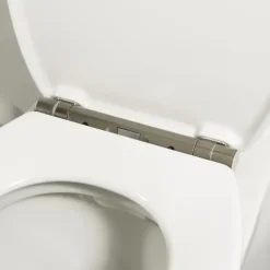 Tiger Boston wc bril wit/RVS met softclose en quick release